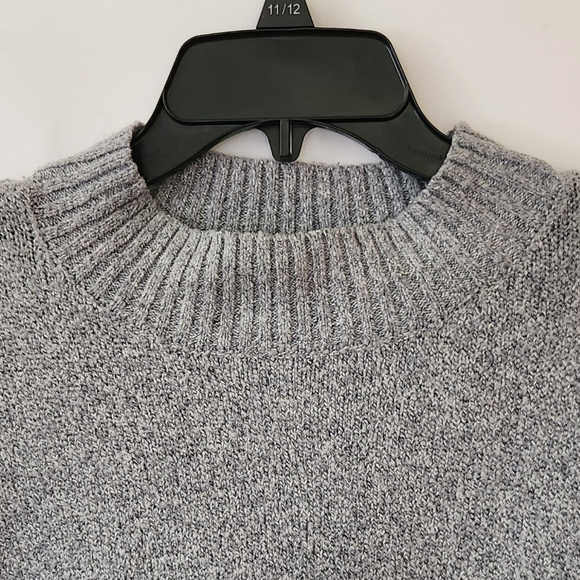 Belle Gray-Blue Mock Neck Sweater womens size small - Picture 3 of 12